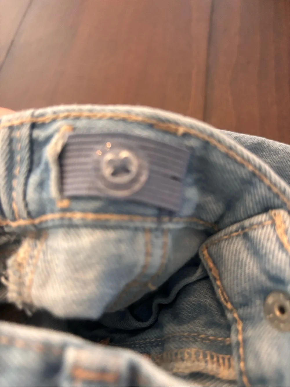 Old Navy Wide Leg Jeans with Daisy Embroidery